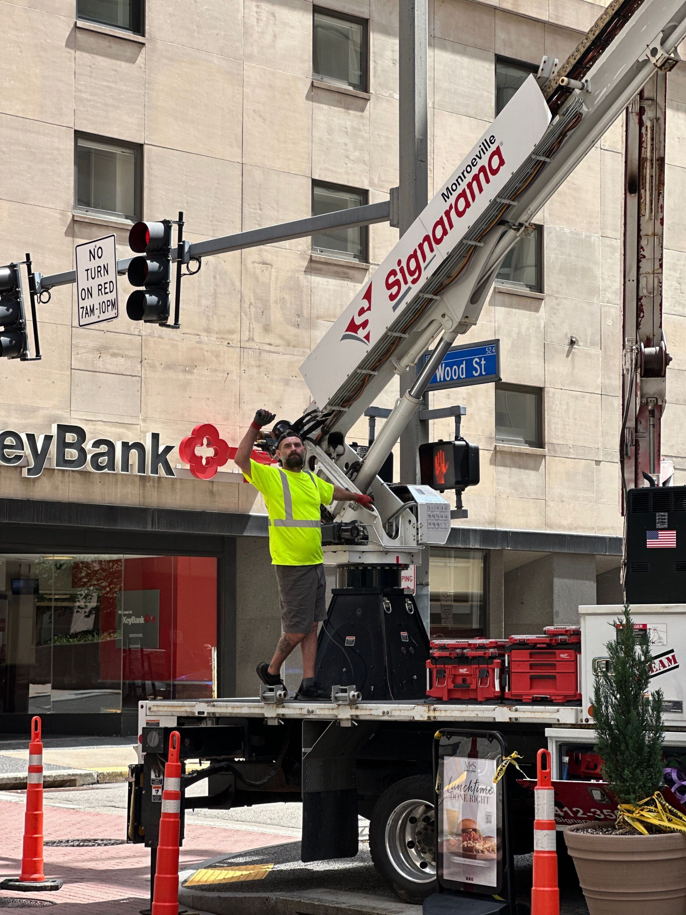 Safe Signage Removal - McCormick & Schmick’s- Pittsburgh