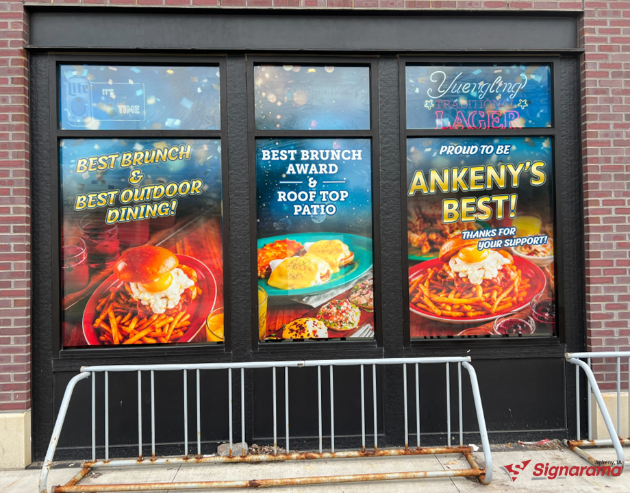 Storefront Branding with Perforated Vinyl