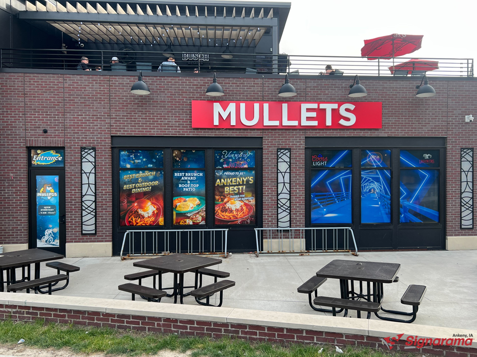 Storefront Branding with Perforated Vinyl