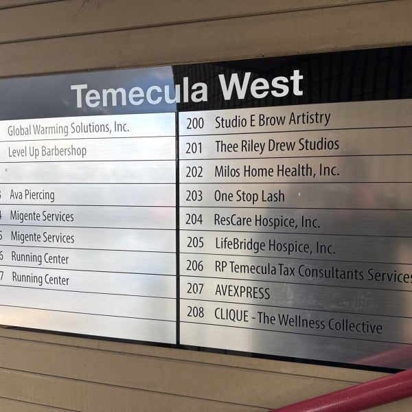 Building Directory Signs for Brookfield Multi-Tenant Offices and Medical Buildings
