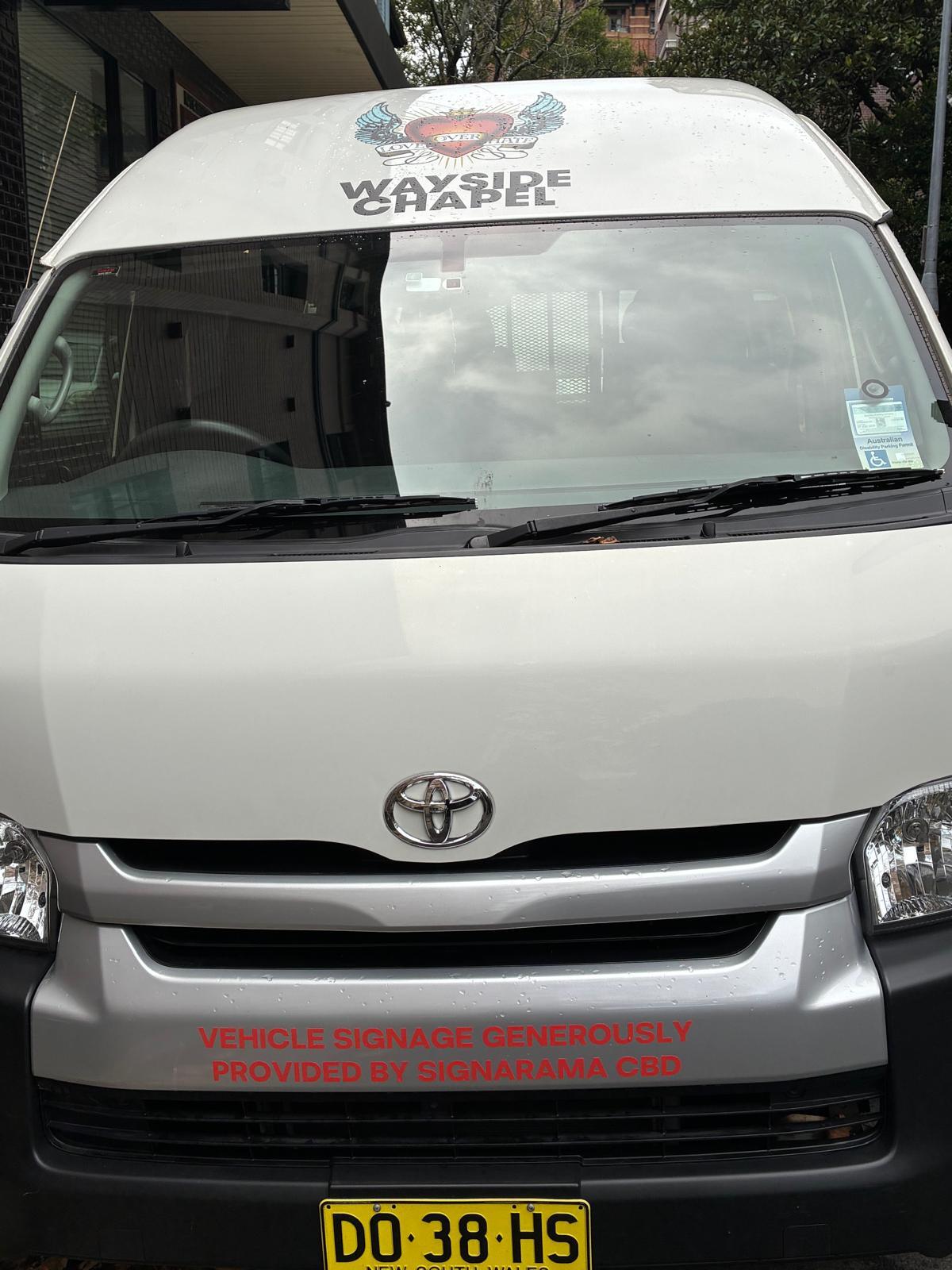 Vehicle Wrap for Wayside Church