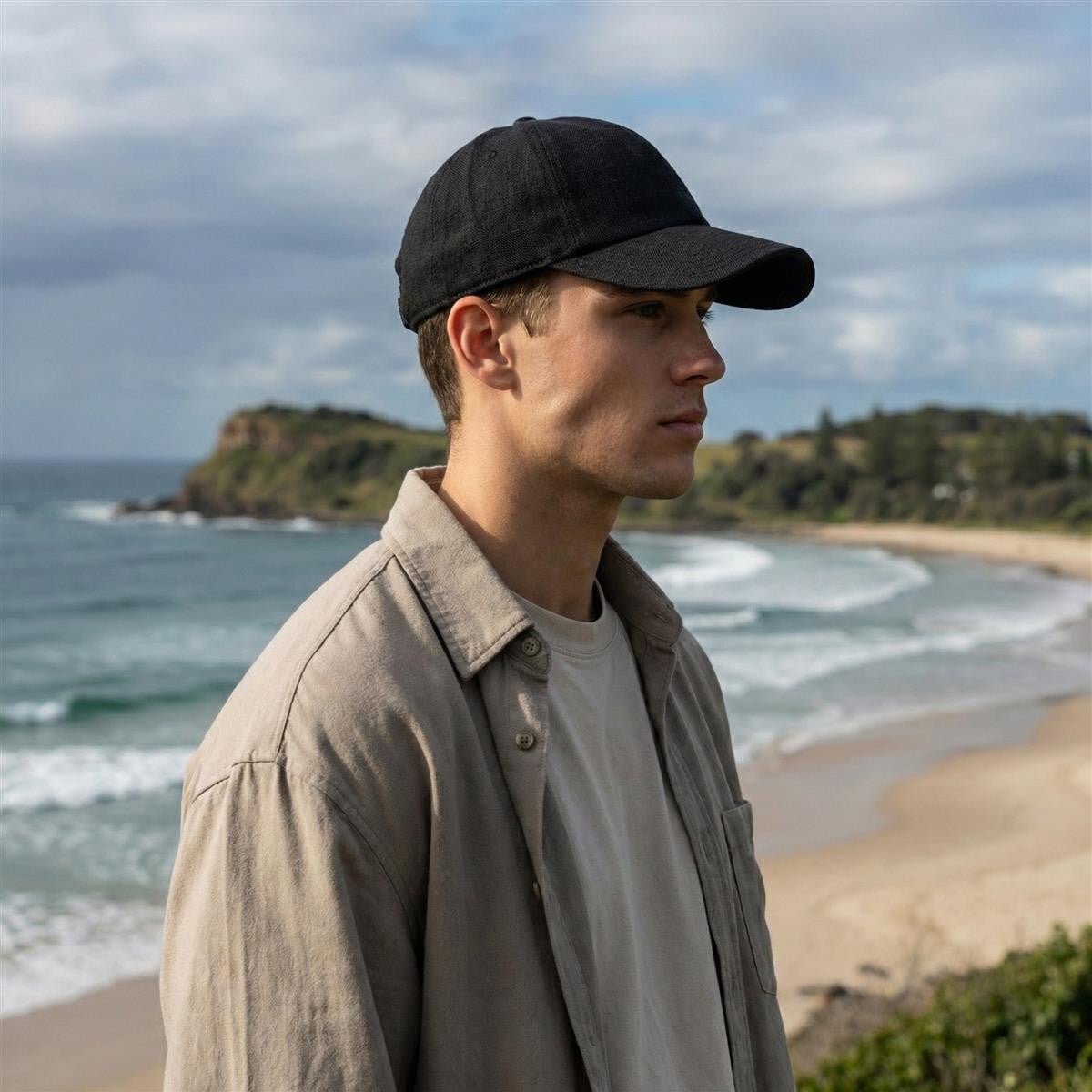 Lennox Linen Cap