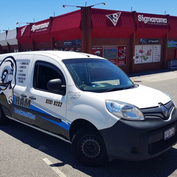 Rams Locksmith Van Wrap