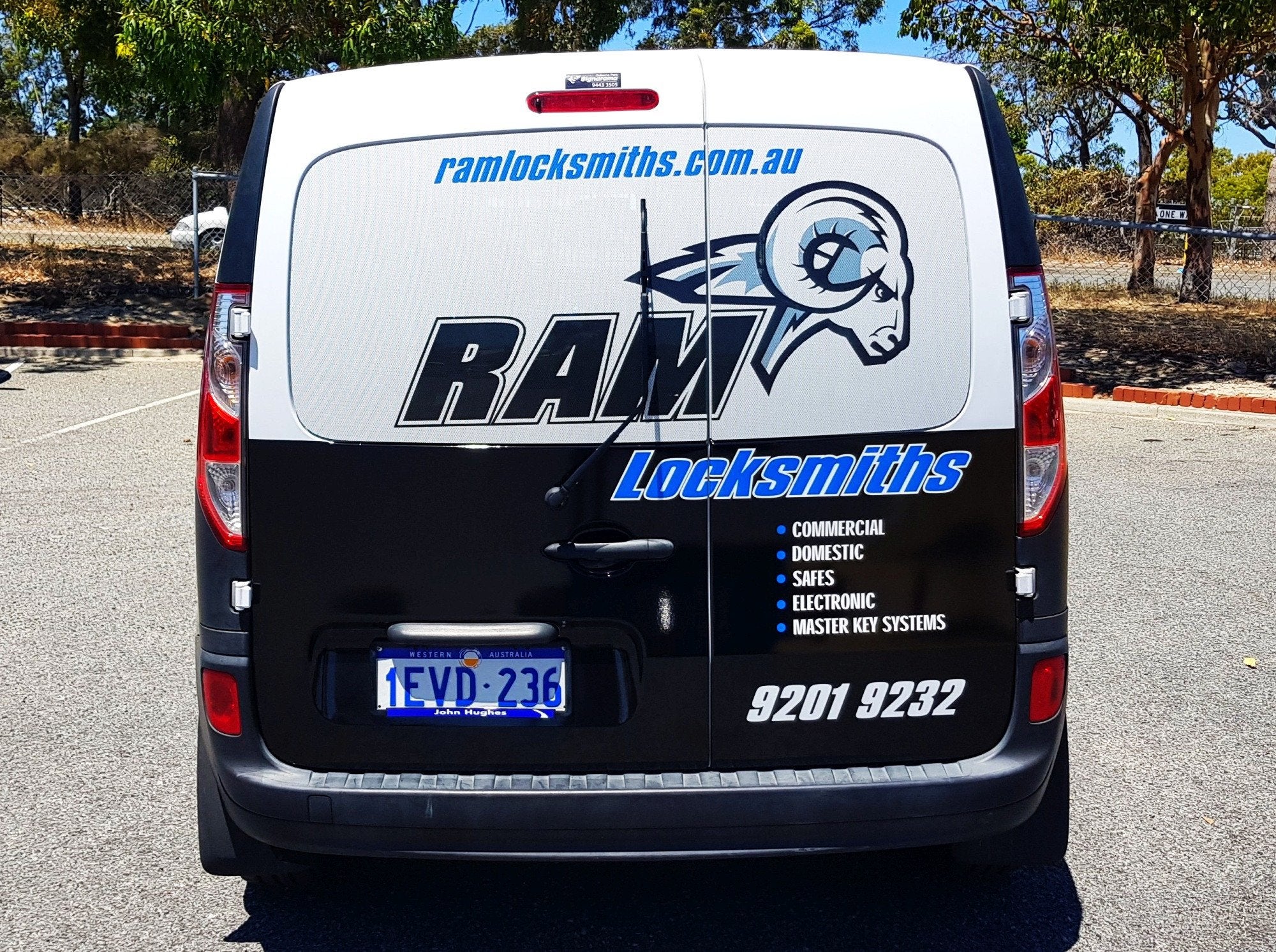 Rams Locksmith Van Wrap