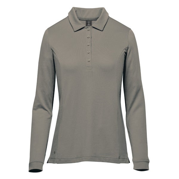 Custom Women's Nevada L/S Micro Pique Polo