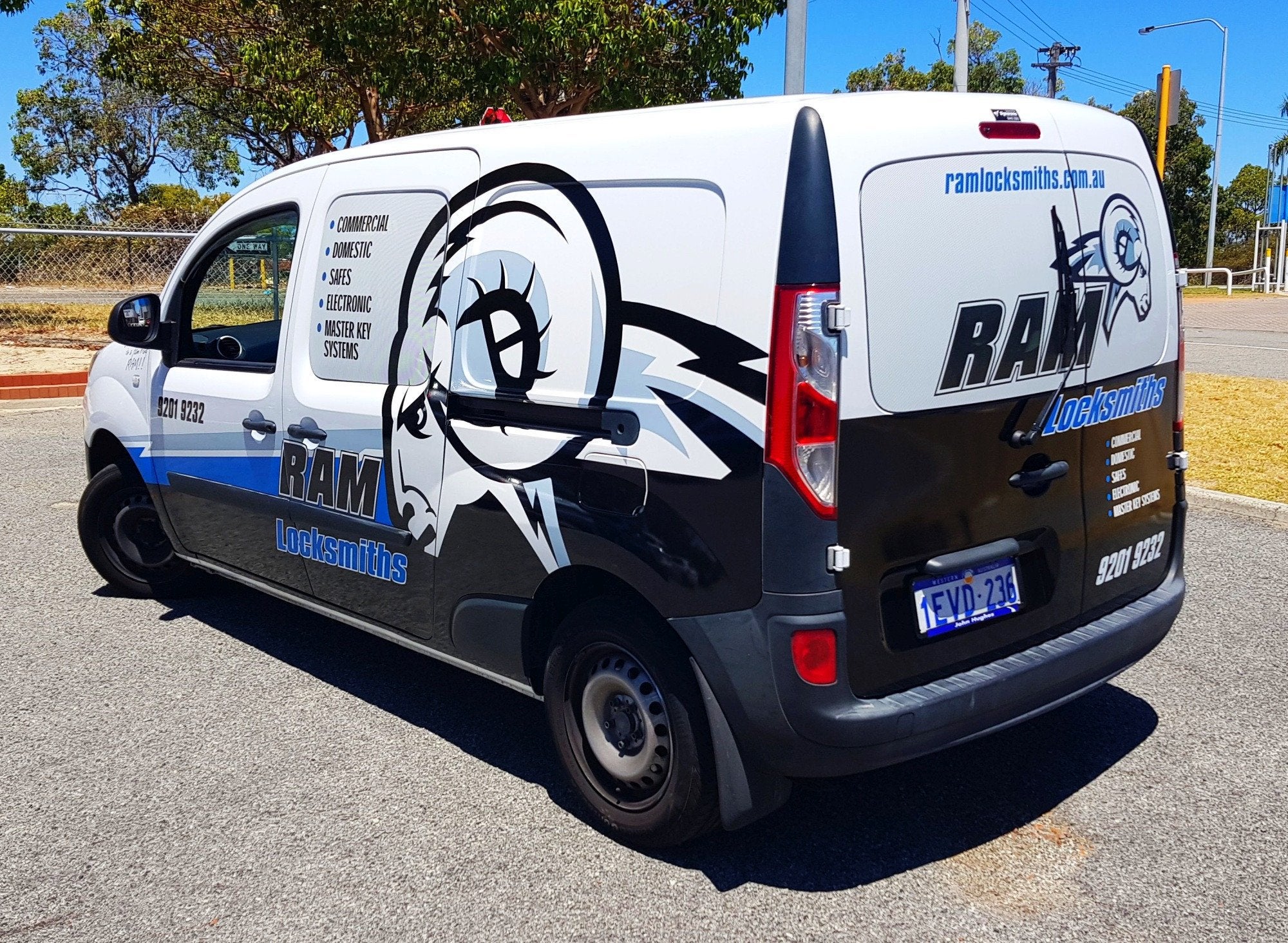 Rams Locksmith Van Wrap