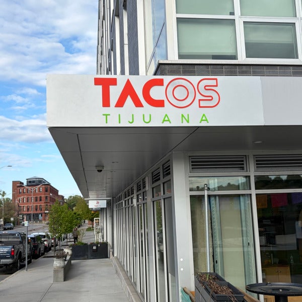 New Restaurant Signage Installation for Tacos Tijuana in Providence, RI