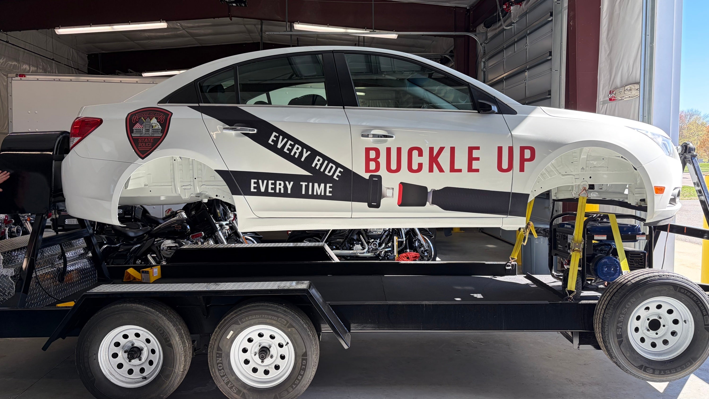 RI State Police Roll-Over Simulator Gets a Bold New Look