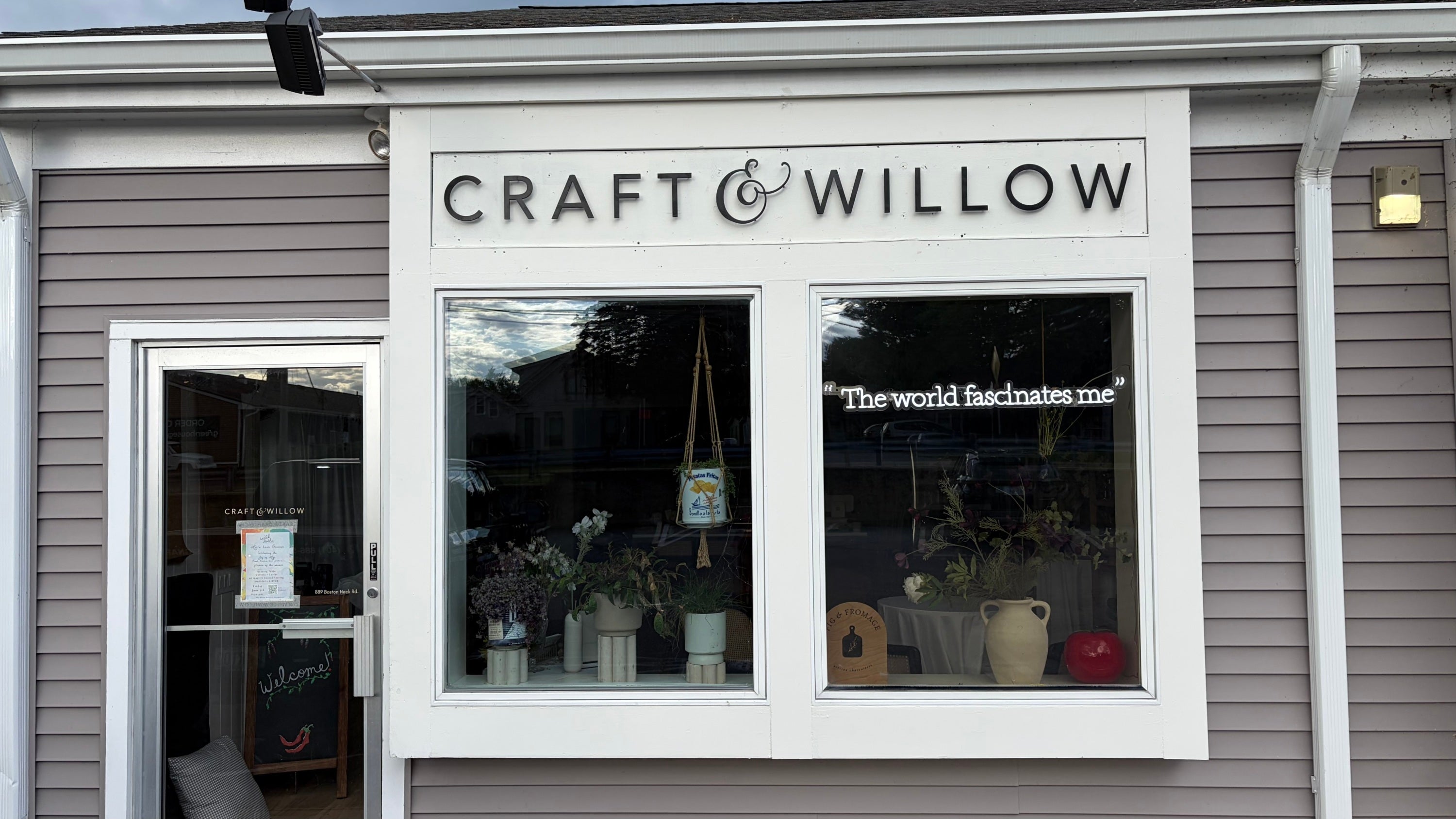 Craft & Willow Gets a Refreshed Look with New Pylon Sign & Aluminum Dimensional Letters 