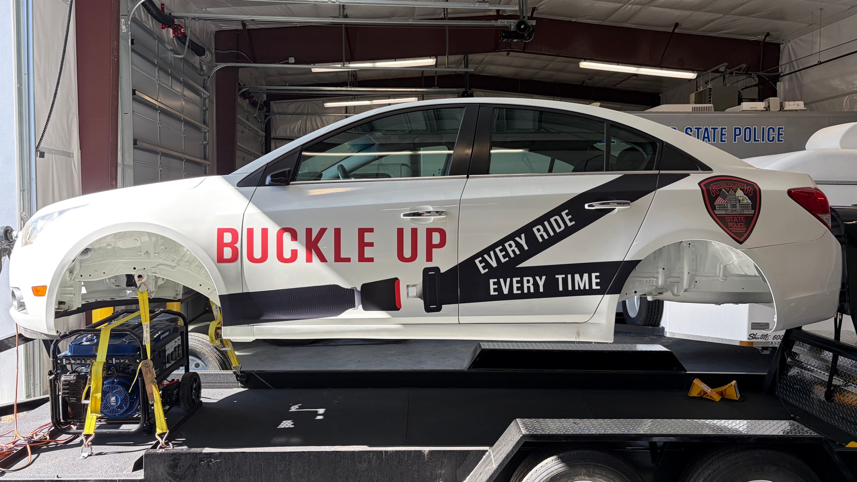RI State Police Roll-Over Simulator Gets a Bold New Look