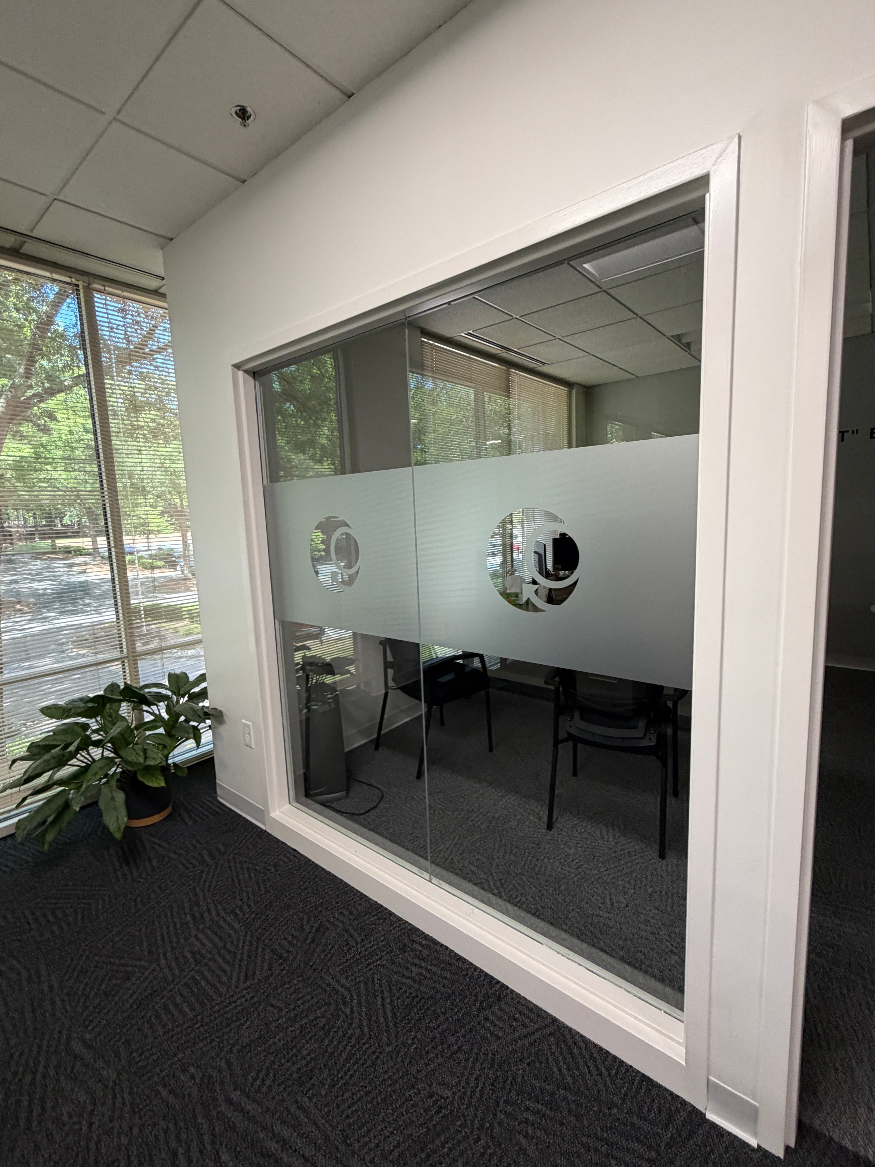 Frosted Glass Graphics to Elevate Your Office