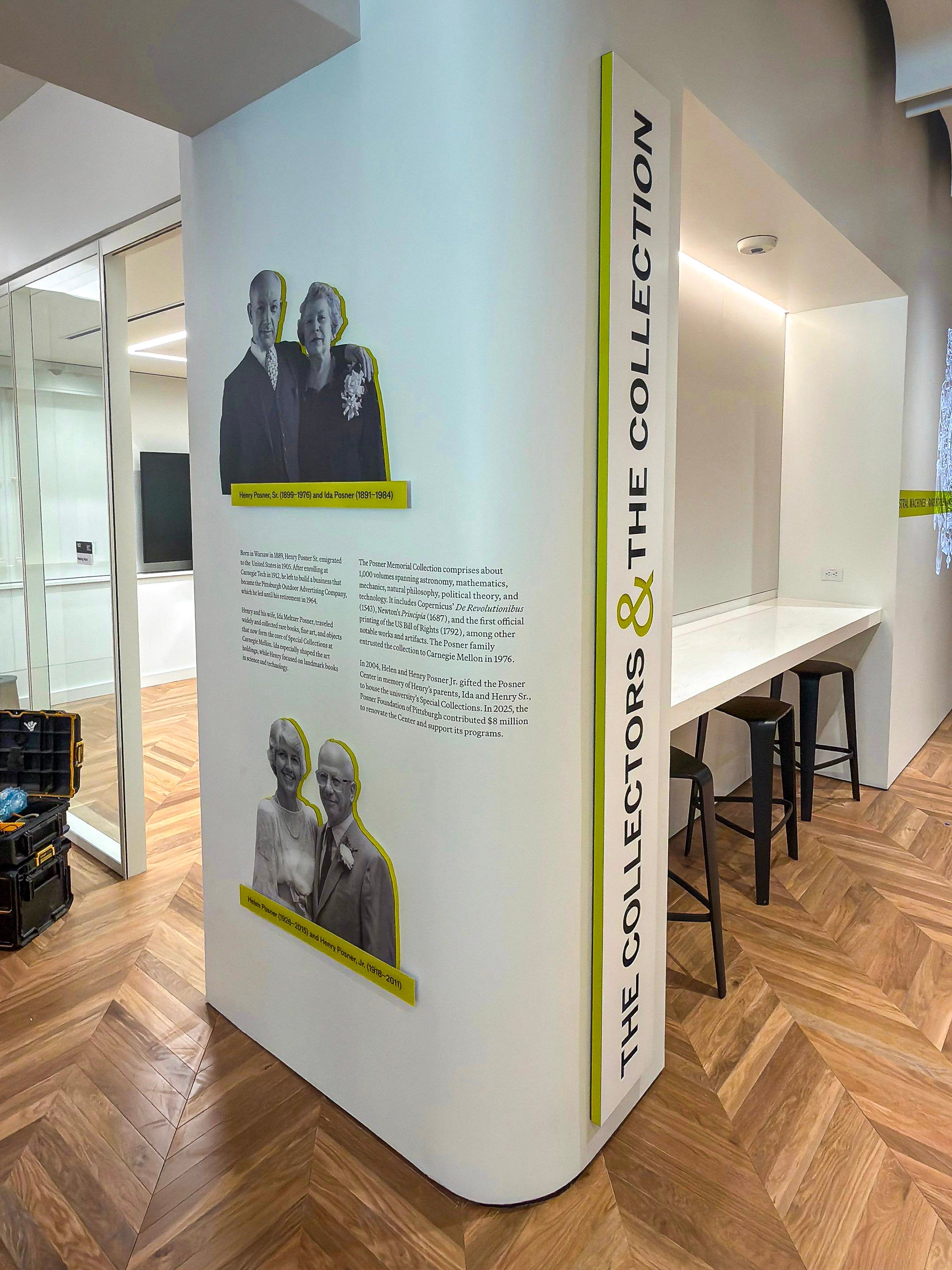 Acrylic Signage & Wall Graphics Honor the Posner Family at Carnegie Mellon University