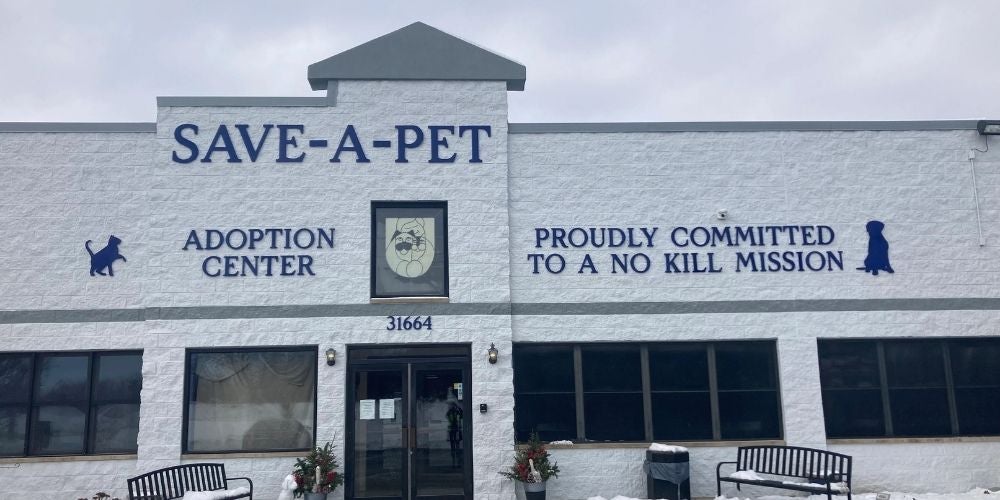 sign installed outside
