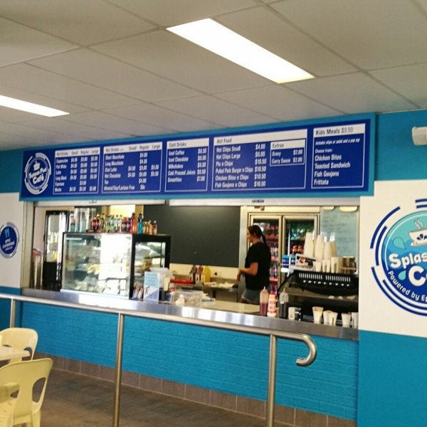 Splash Pad Cafe Signage