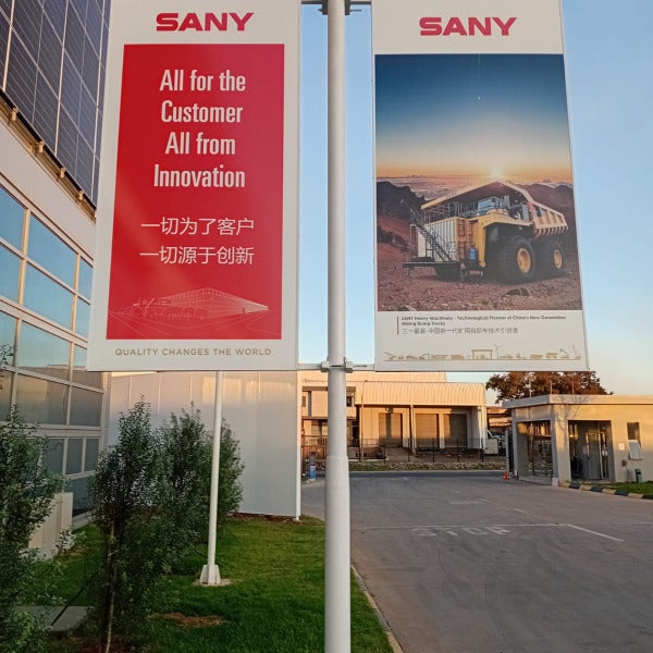 ACM Double-Sided Pole Flags Boksburg