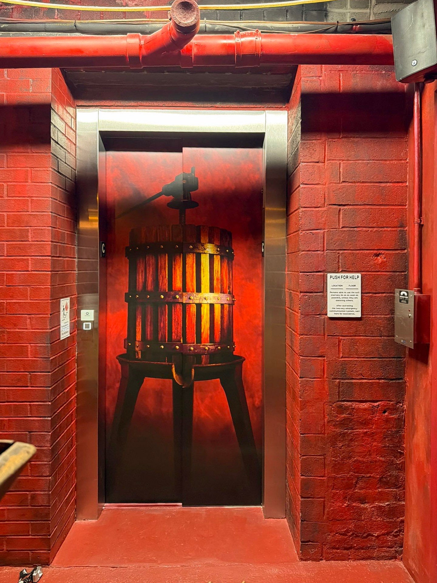 Roberto Clemente Museum Elevator Doors Transformed with Custom Vinyl Graphics in Pittsburgh, PA