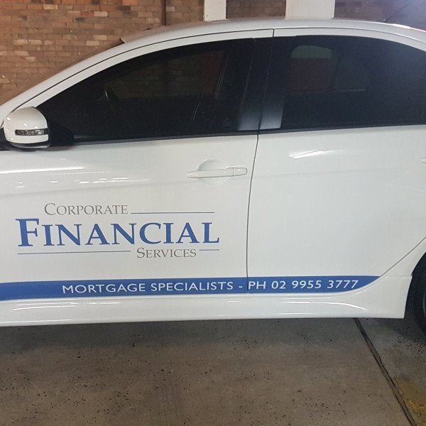 Corporate Financial - Car Decals