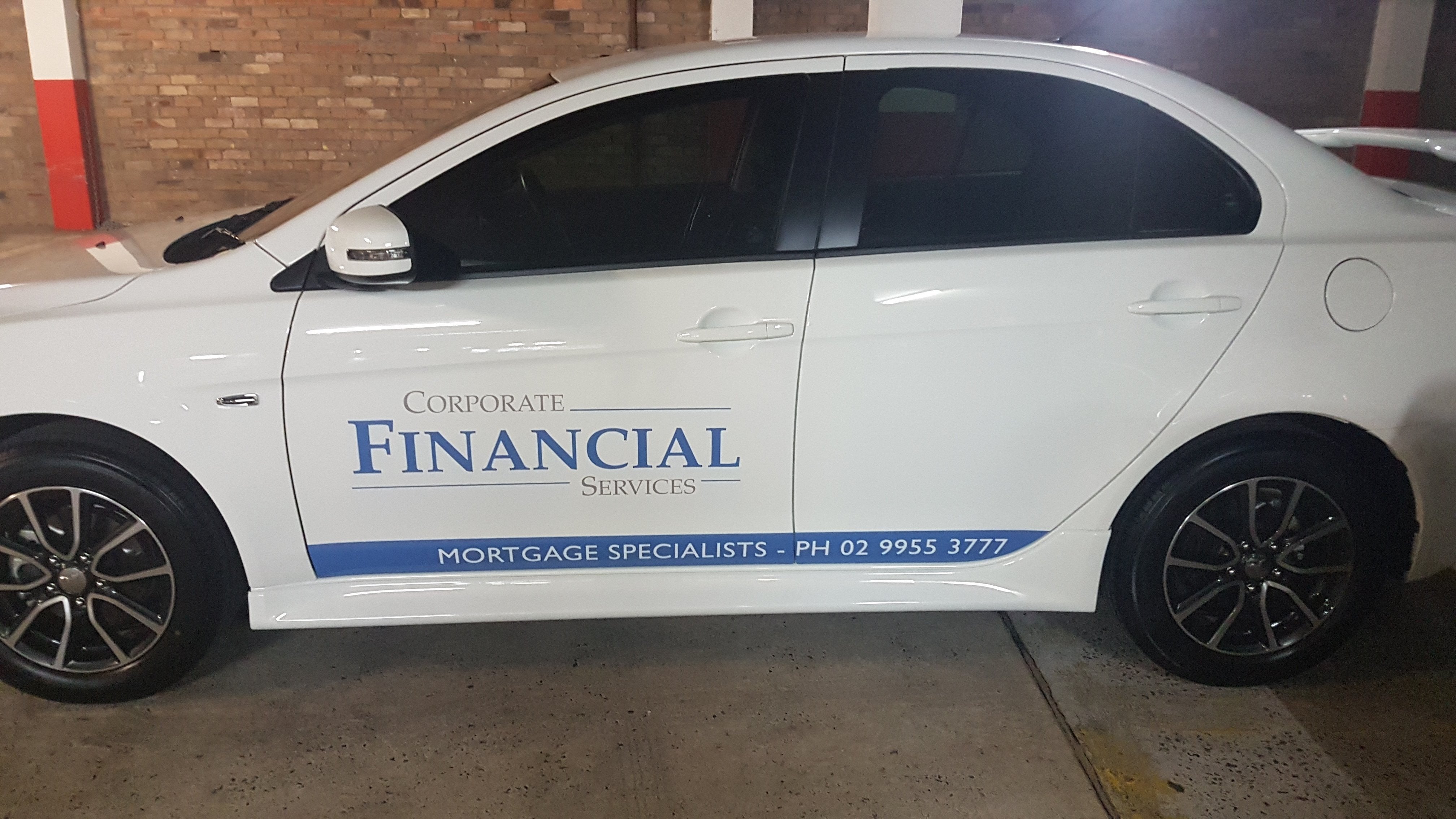 Corporate Financial - Car Decals