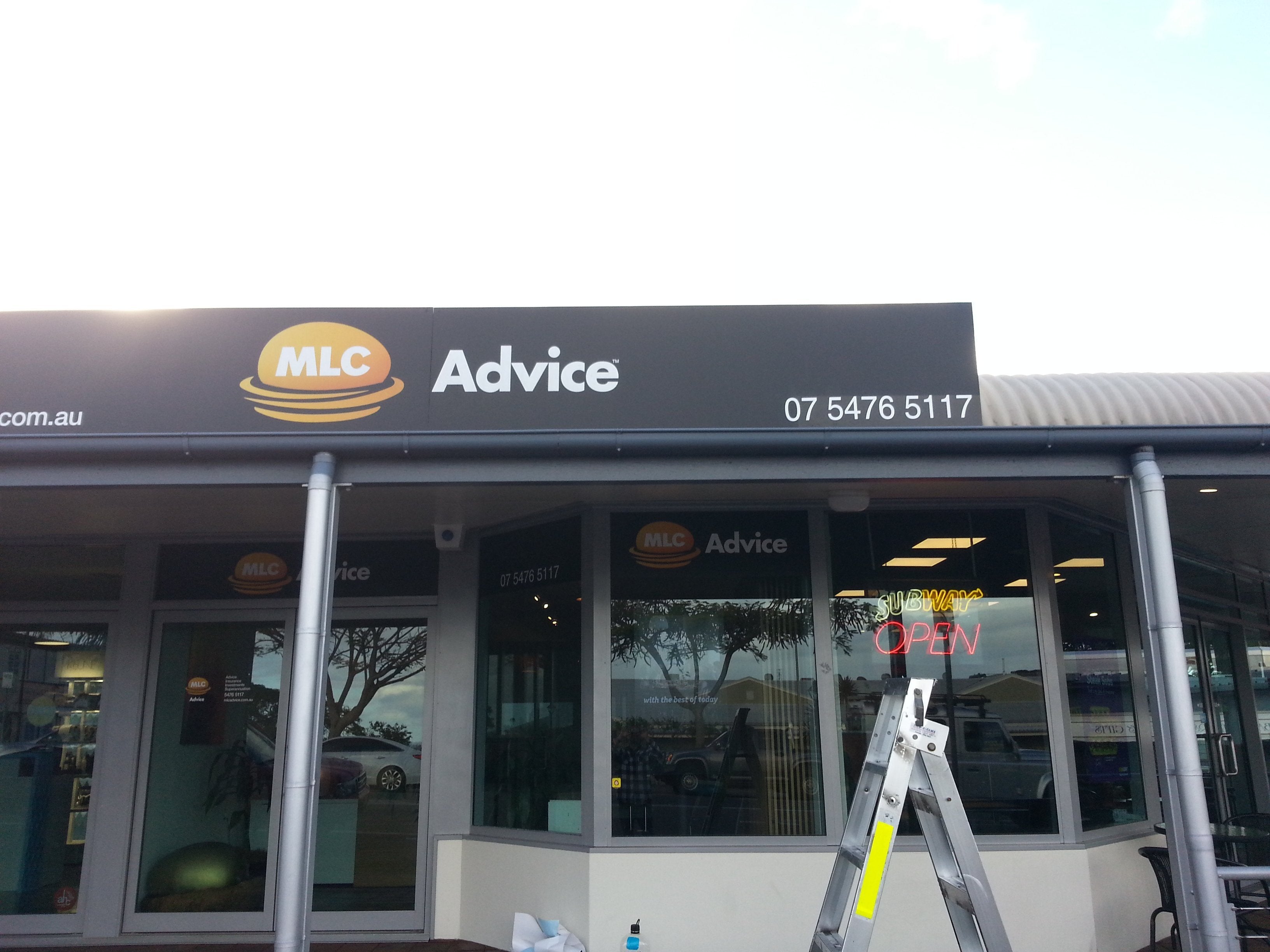 Shop front signage - MLC Advice