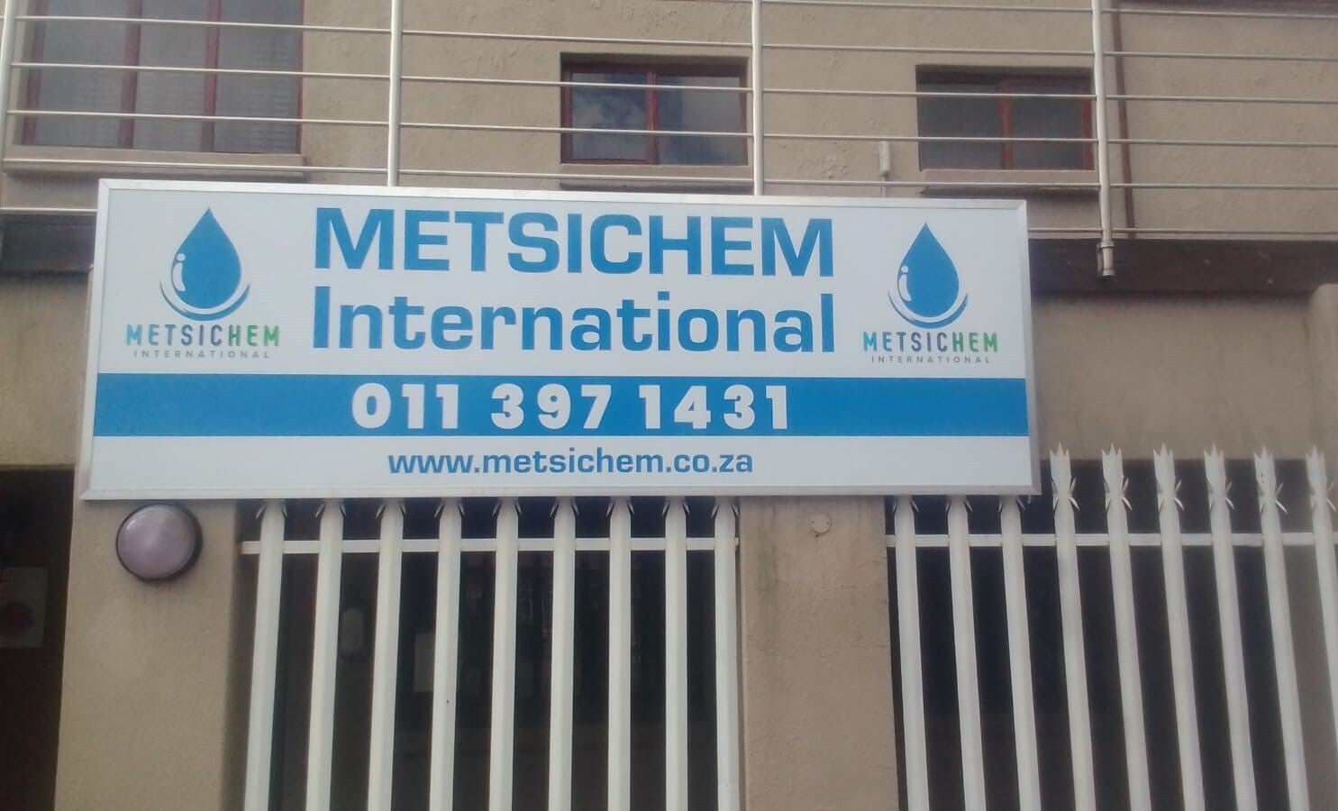 Metsichem International Exterior Signage - Boksburg