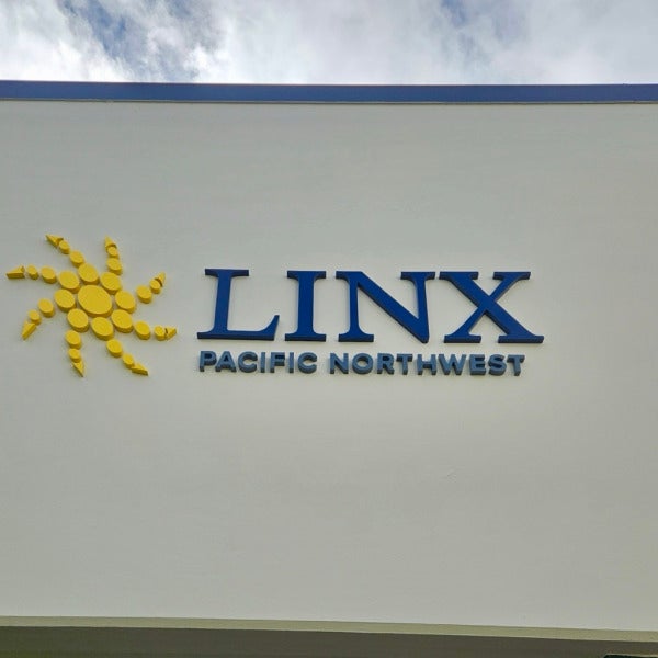 Custom Dimensional Letter Sign for LINX Pacific Northwest | Redmond, WA