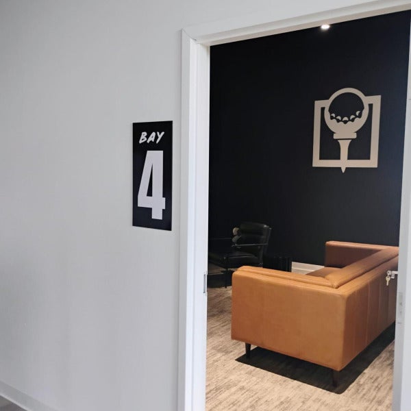 Tee Box Interior Signage & Branding Package in Hallandale Beach, FL