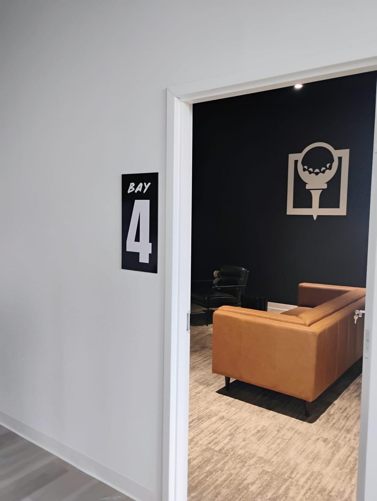 Tee Box Interior Signage & Branding Package in Hallandale Beach, FL