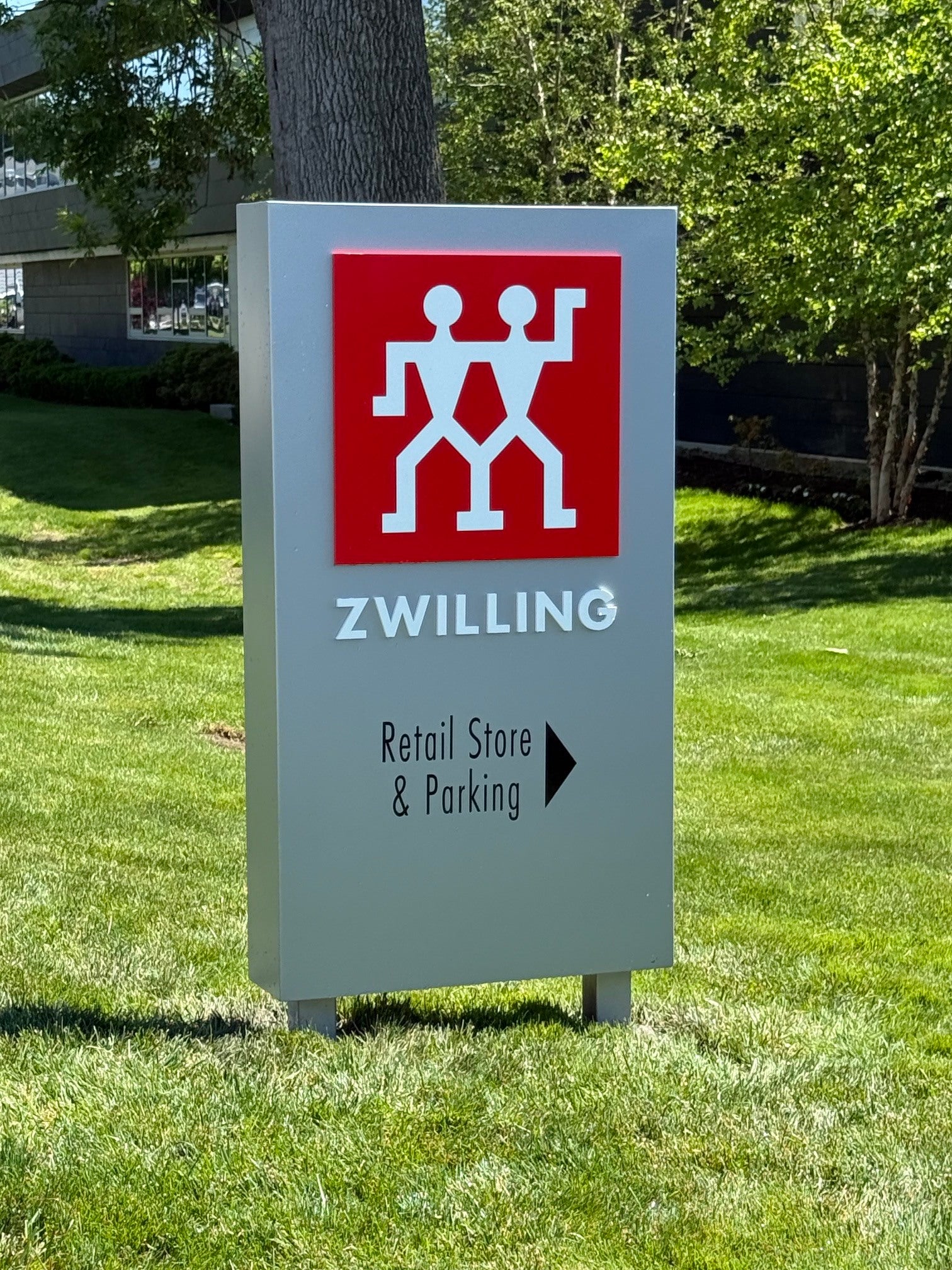 Monument Sign for Zwilling Henckels in Pleasantville, NY