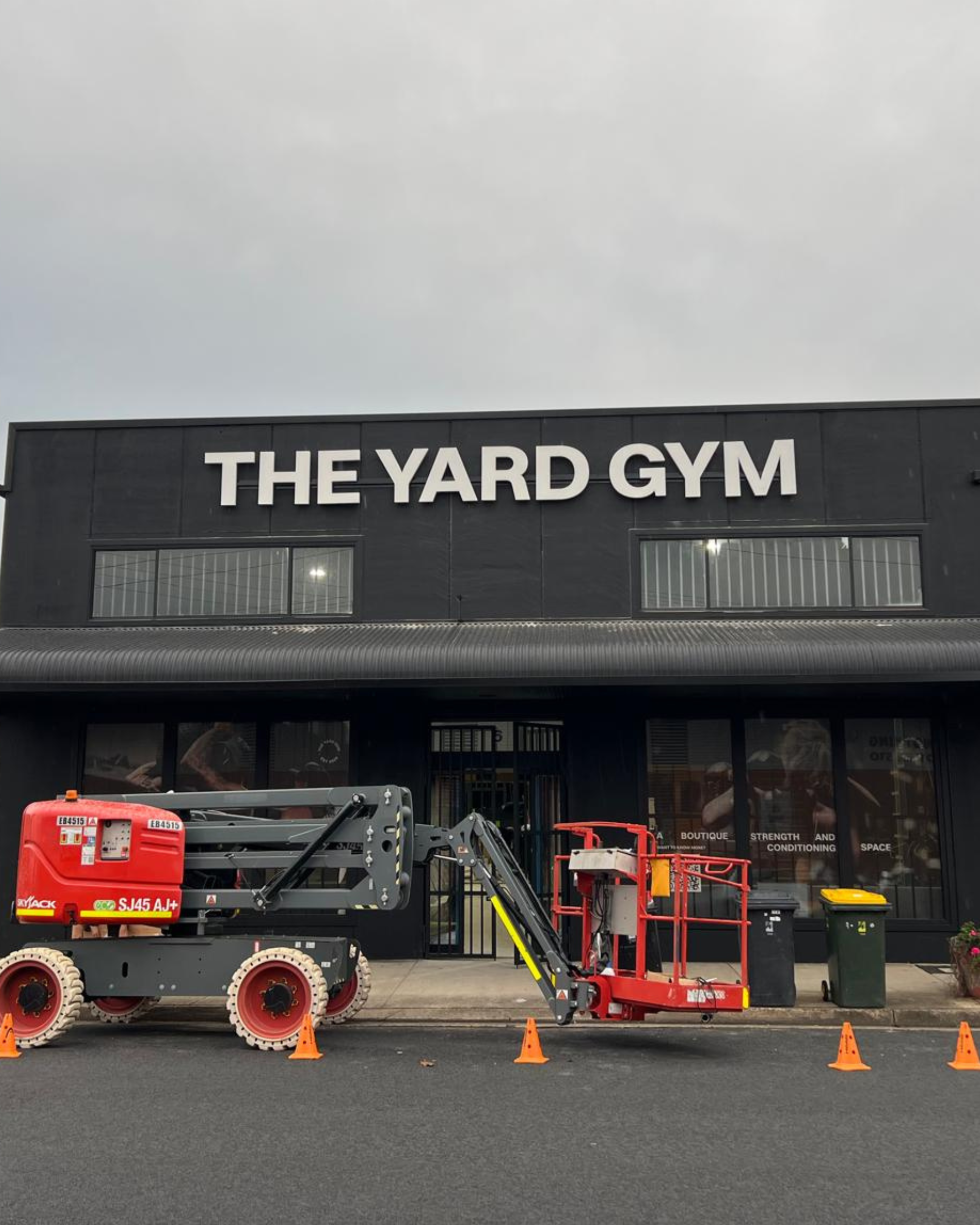 From Concept to Completion: Signage for The Yard Gym