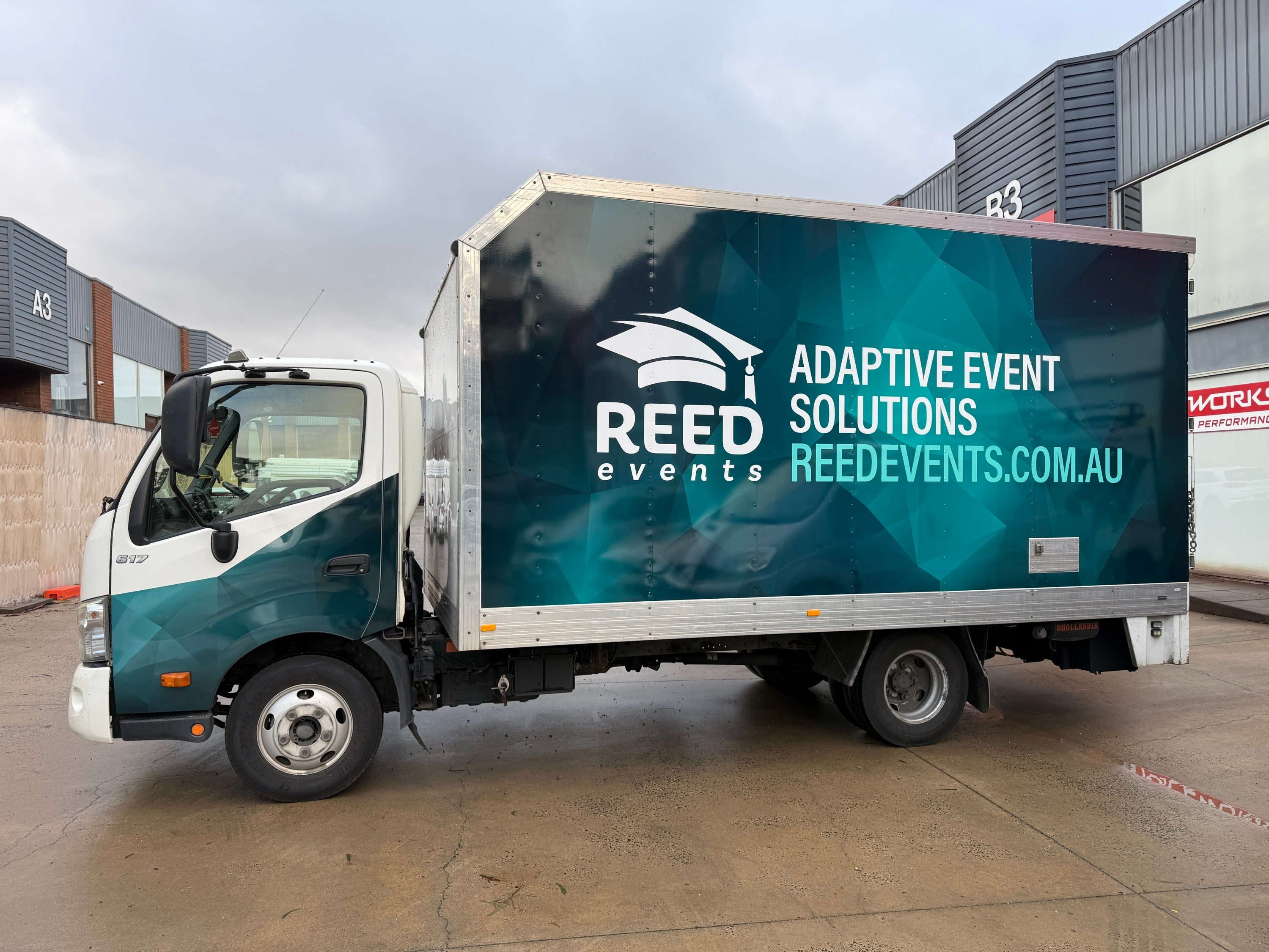Box Truck Wrap for Reed Graduation in Keysborough