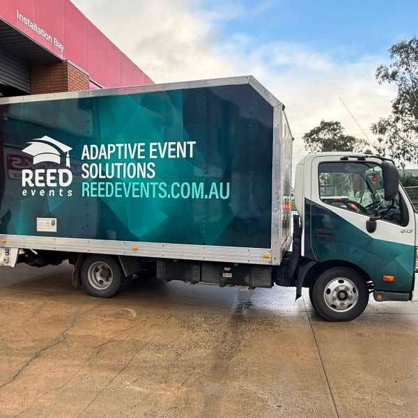 Box Truck Wrap for Reed Graduation in Keysborough