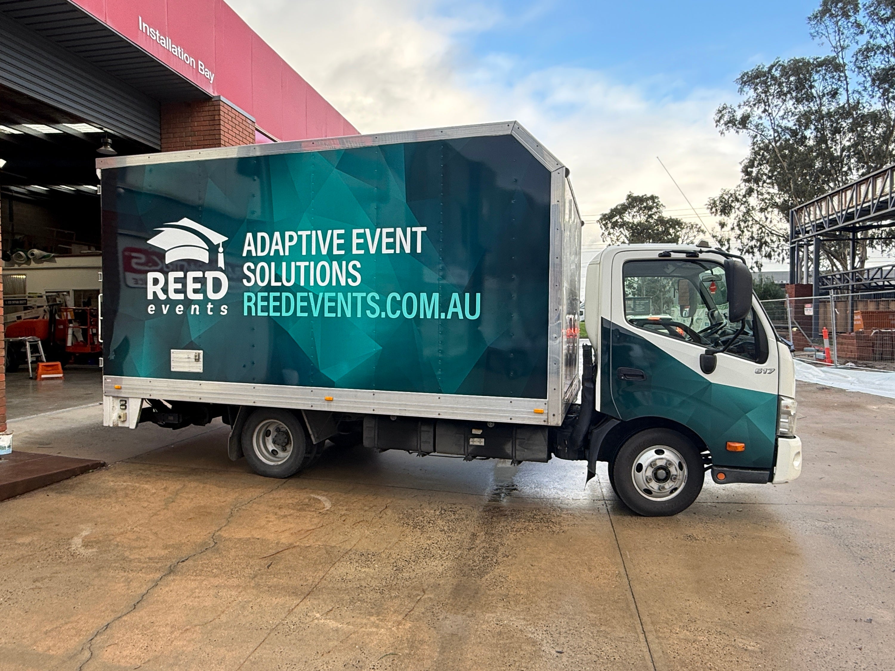 Box Truck Wrap for Reed Graduation in Keysborough