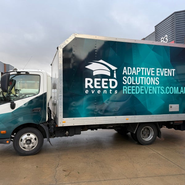 Box Truck Wrap for Reed Graduation in Keysborough