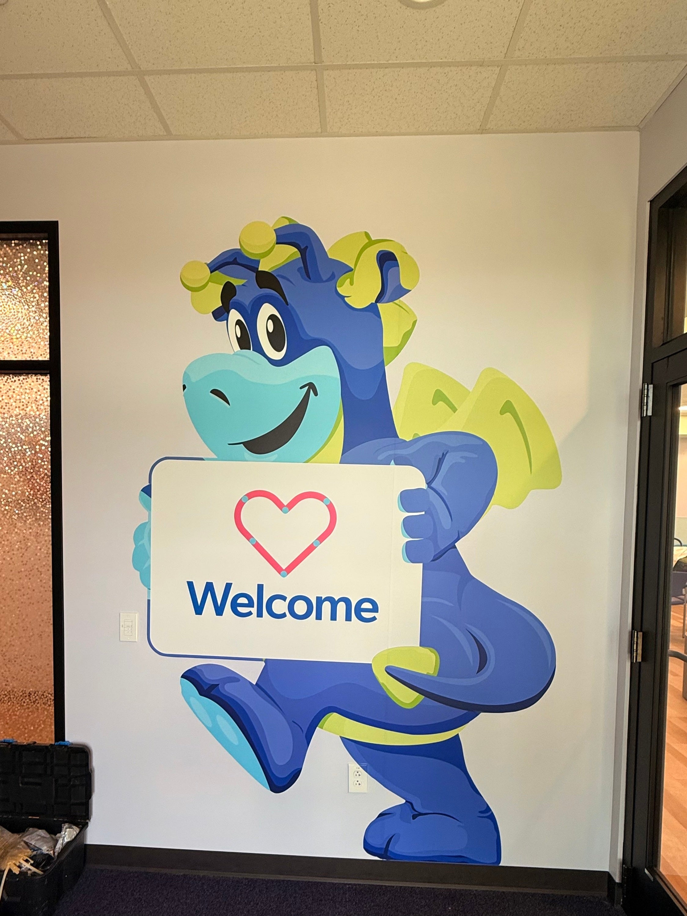 Cook Children’s Burleson Custom Wall Wrap done by Signarama North Fort Worth/Keller