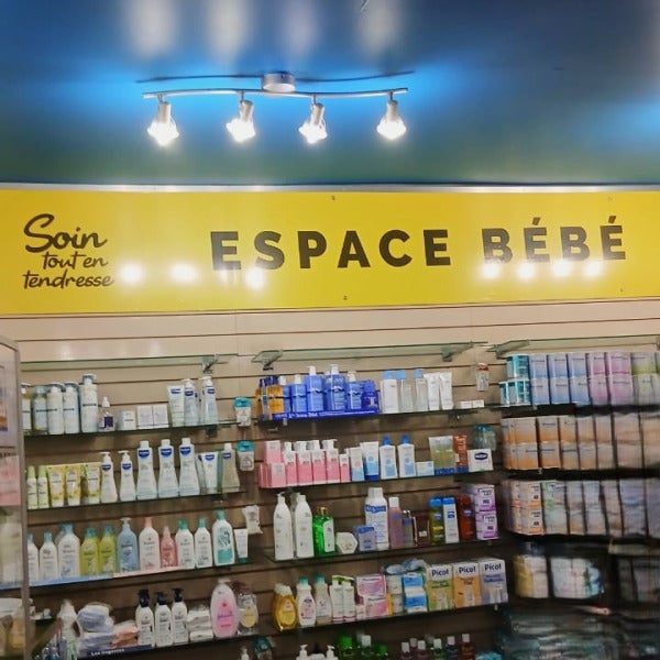 Branding Intérieur pharmacie - Impression vynil et pose tête de gondole - Signarama Côte d'ivoire Abidjan Cocody
