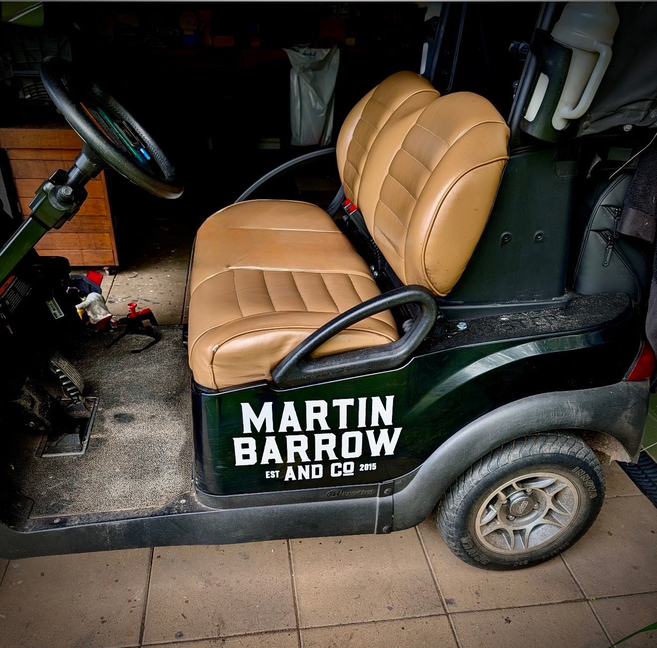 A fresh new look for this golf buggy!
