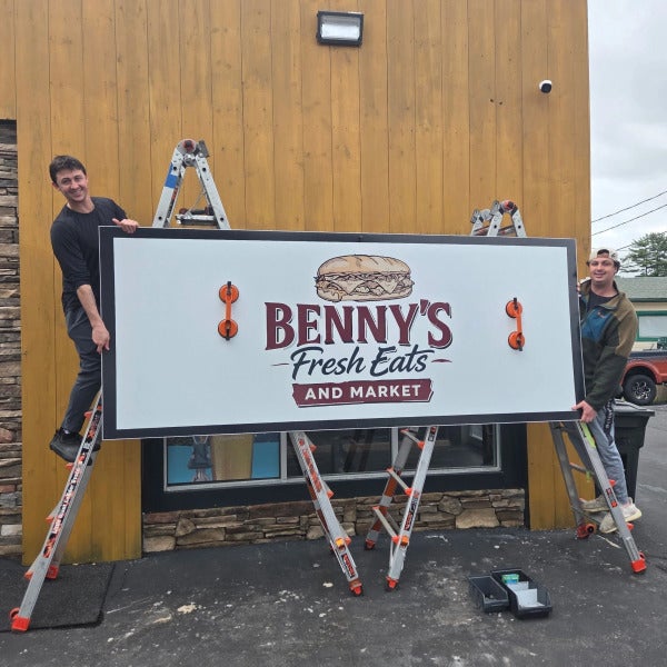 Signarama Concord Helps Benny’s Fresh Eats & Market Make a Bold First Impression in Weirs Beach