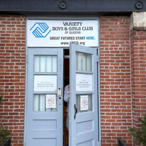 Storefront Sign for Variety Boys & Girls Club of Queens
