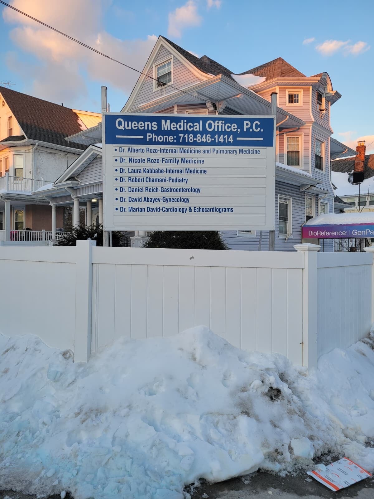 Directory Sign for Queens Medical Office