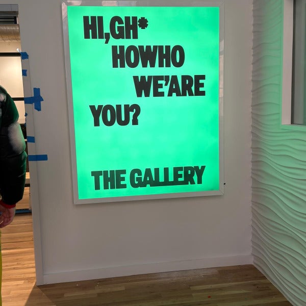 Custom Interior LED Lightbox for Cannabis Dispensary in Brooklyn