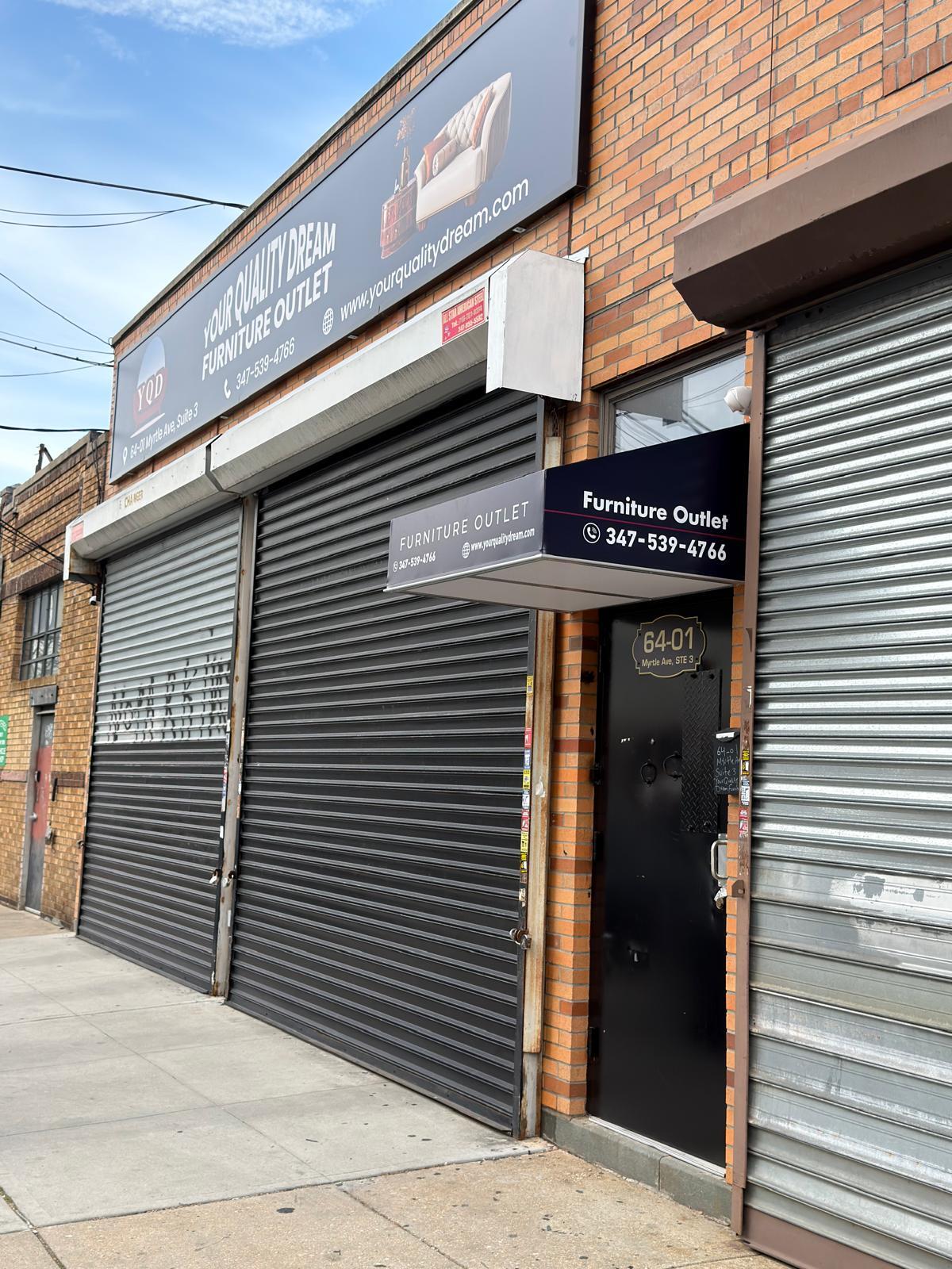 Custom Storefront Sign & Awning for Your Quality Dream Furniture Outlet