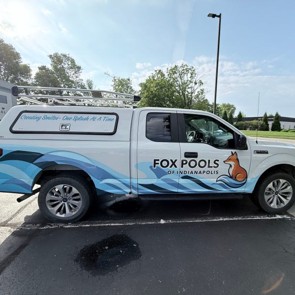 Fox Pools Work Truck