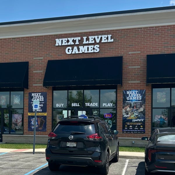 Next Level Games Storefront Facade