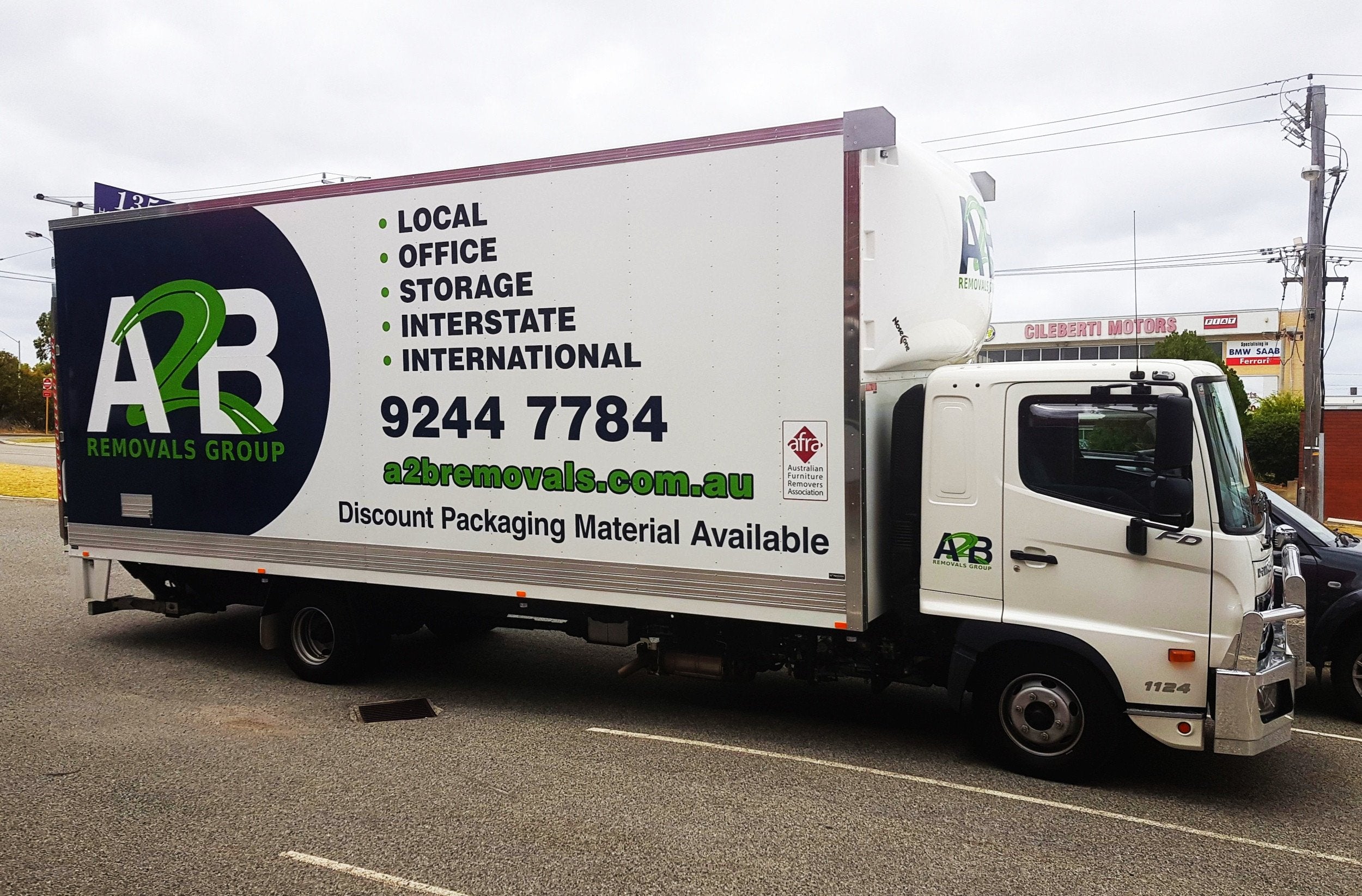 A2B Truck Wrap