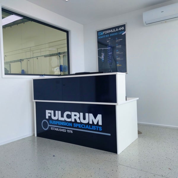 Reception Desk Wrap for Fulcrum Suspensions in Carrum Downs