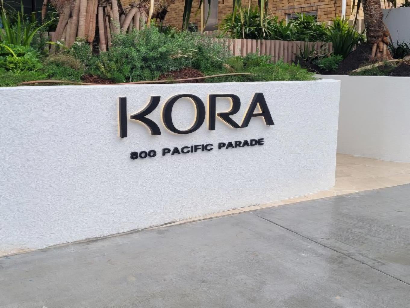 Building Signage - Kora Currumbin