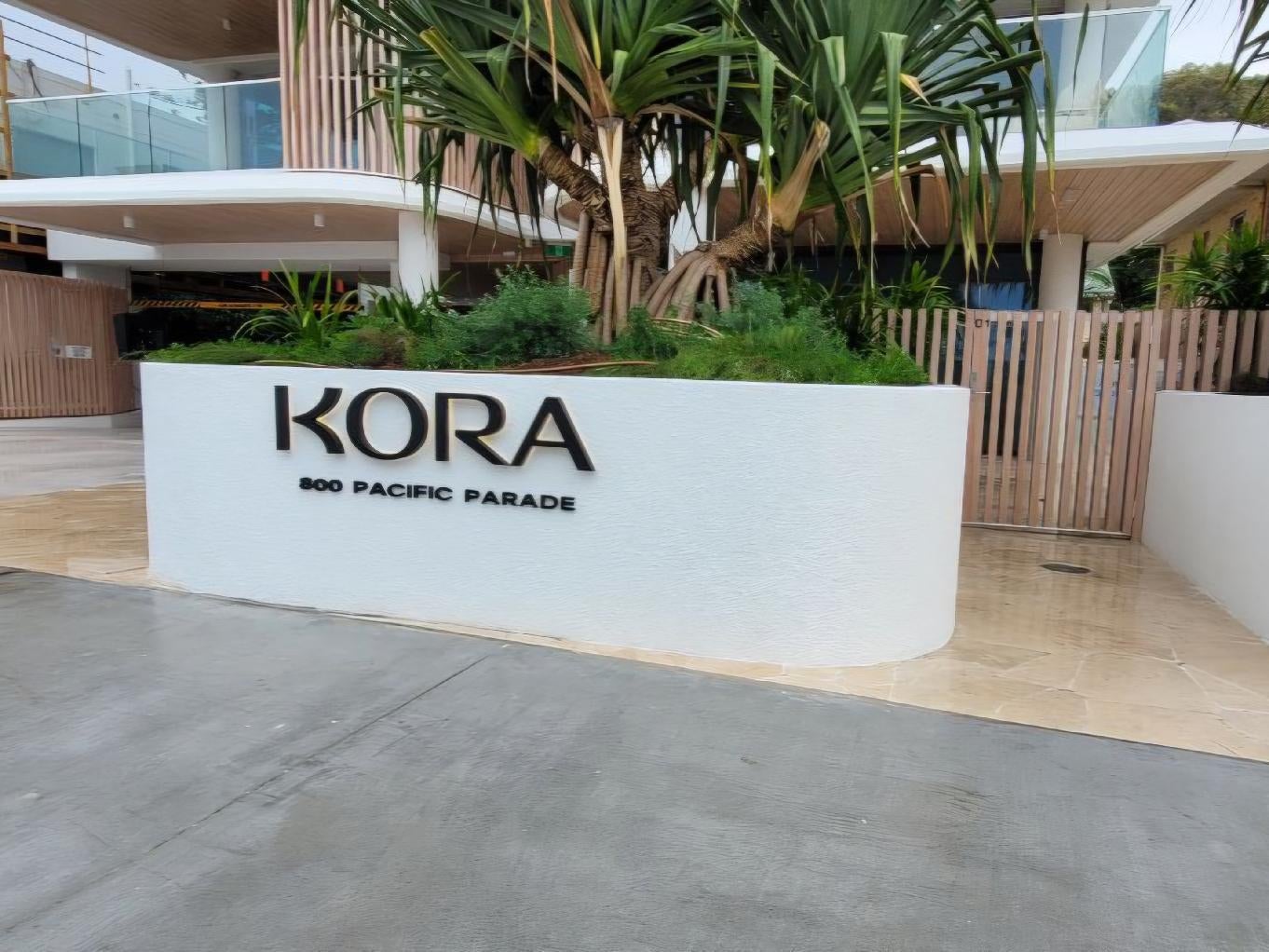 Building Signage - Kora Currumbin