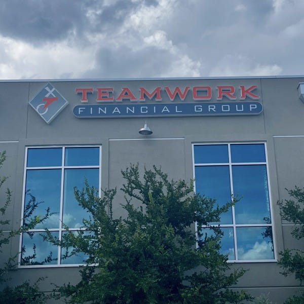 TeamWork Financial Group_Channel Letters