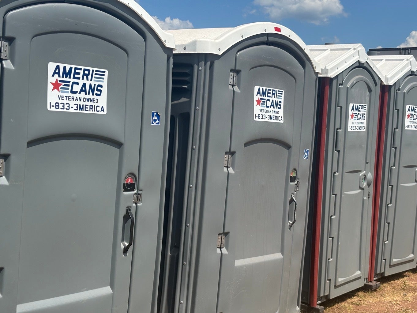 Custom Portable Restroom Graphics and Decals for Ameri-Cans | Manassas, VA