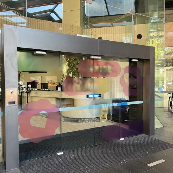 Vinyl graphics for Australian square